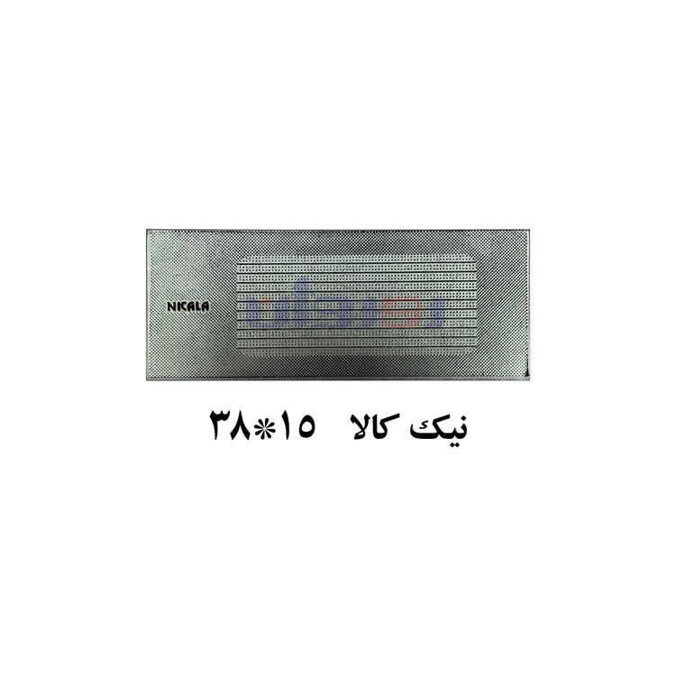 شیشه بخاری نیک کالا 38 در 15