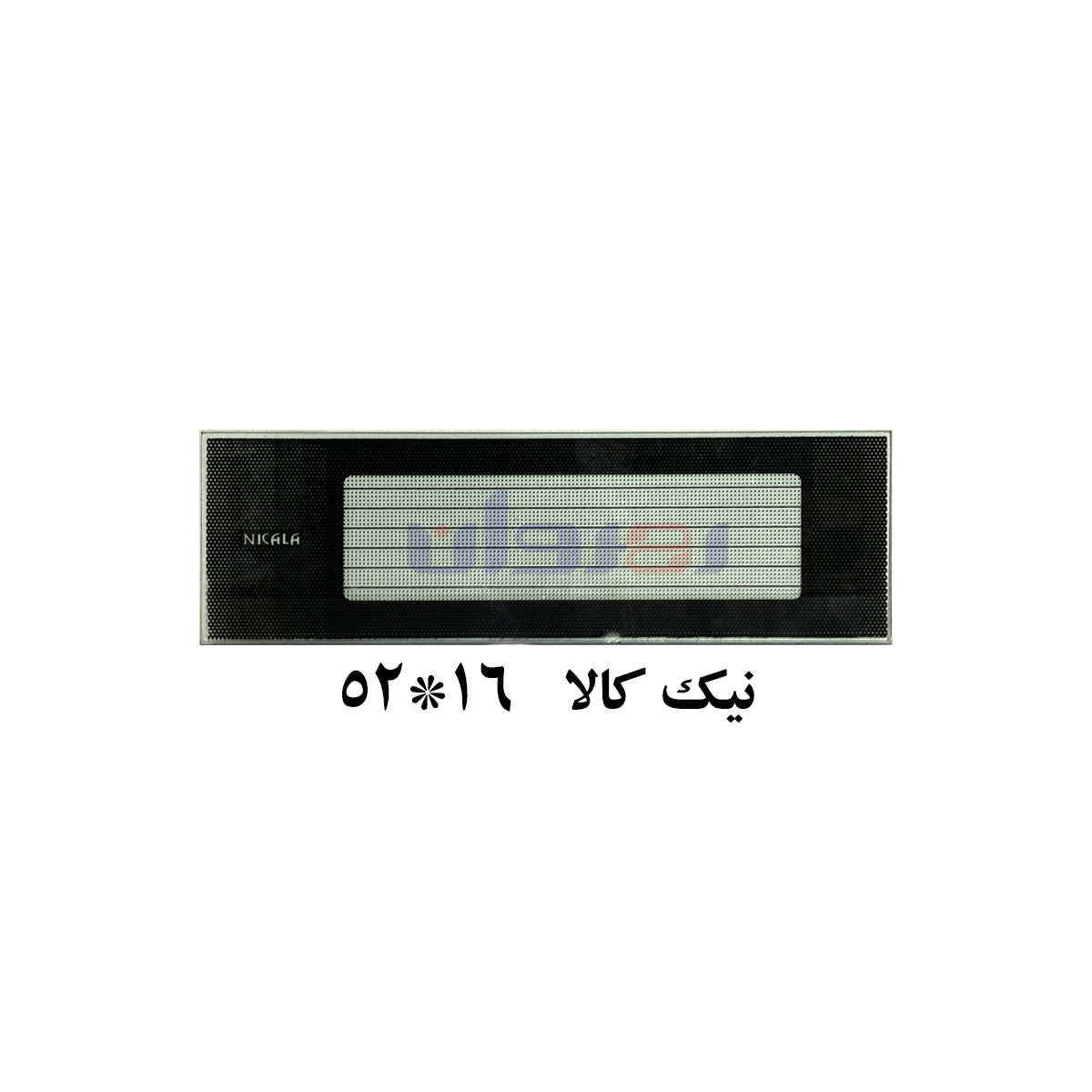 شیشه بخاری نیک کالا 52 در 16