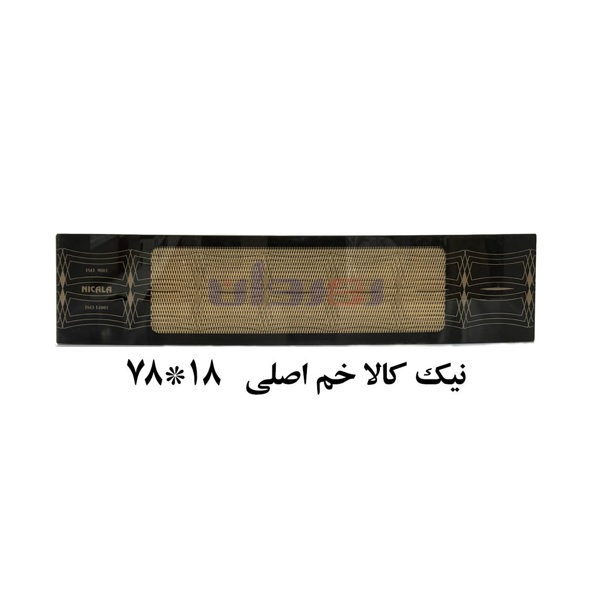 شیشه بخاری نیک کالا (خم) اصلی  78 در 18