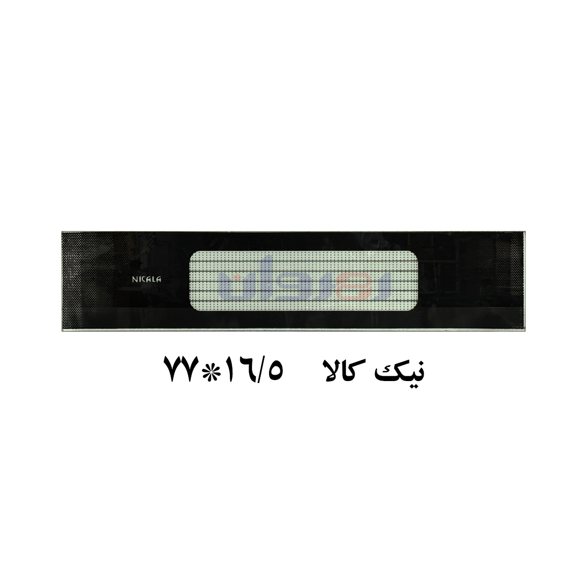 شیشه بخاری نیک کالا 77 در 16/5